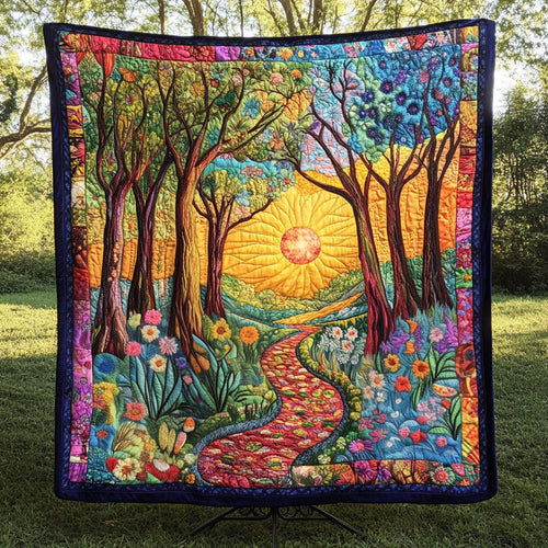 Forest Path Quilted Blanket NCU0NT4337