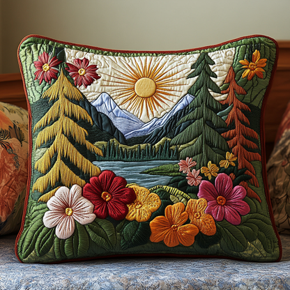 Forest Path Quilted Pillow Case NCU0DV5144