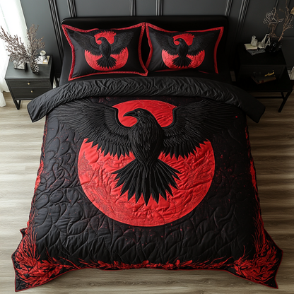 Forest Phantom 3-Piece Quilted Bedding Set NCU0DK4976