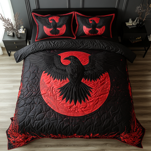 Forest Phantom 3-Piece Quilted Bedding Set NCU0DK4976