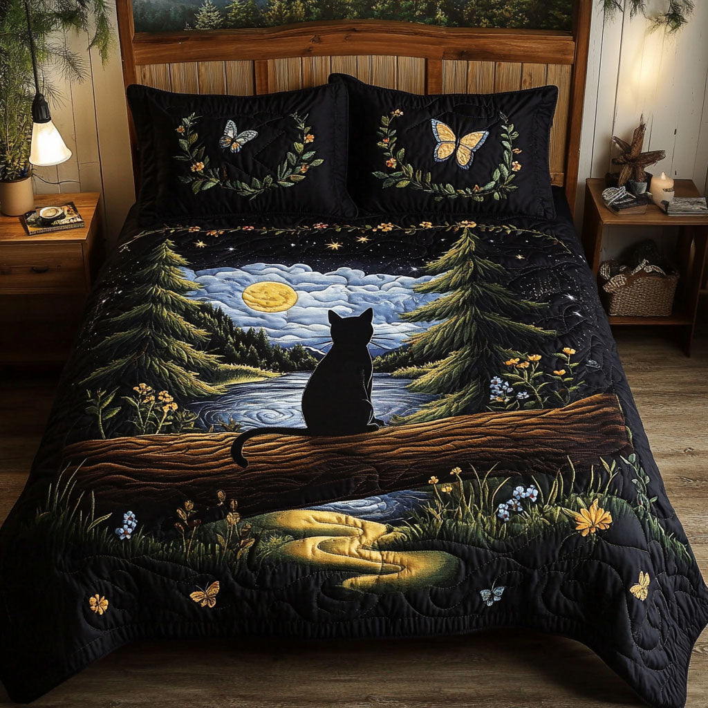 Forest Phantom 3-Piece Quilted Bedding Set NCU0PT7104