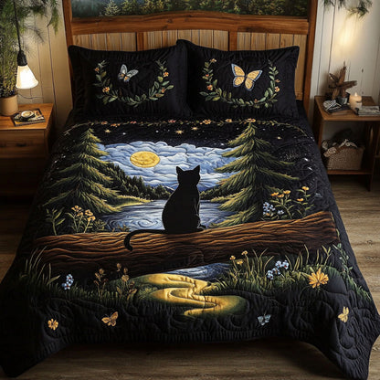 Forest Phantom 3-Piece Quilted Bedding Set NCU0PT7104