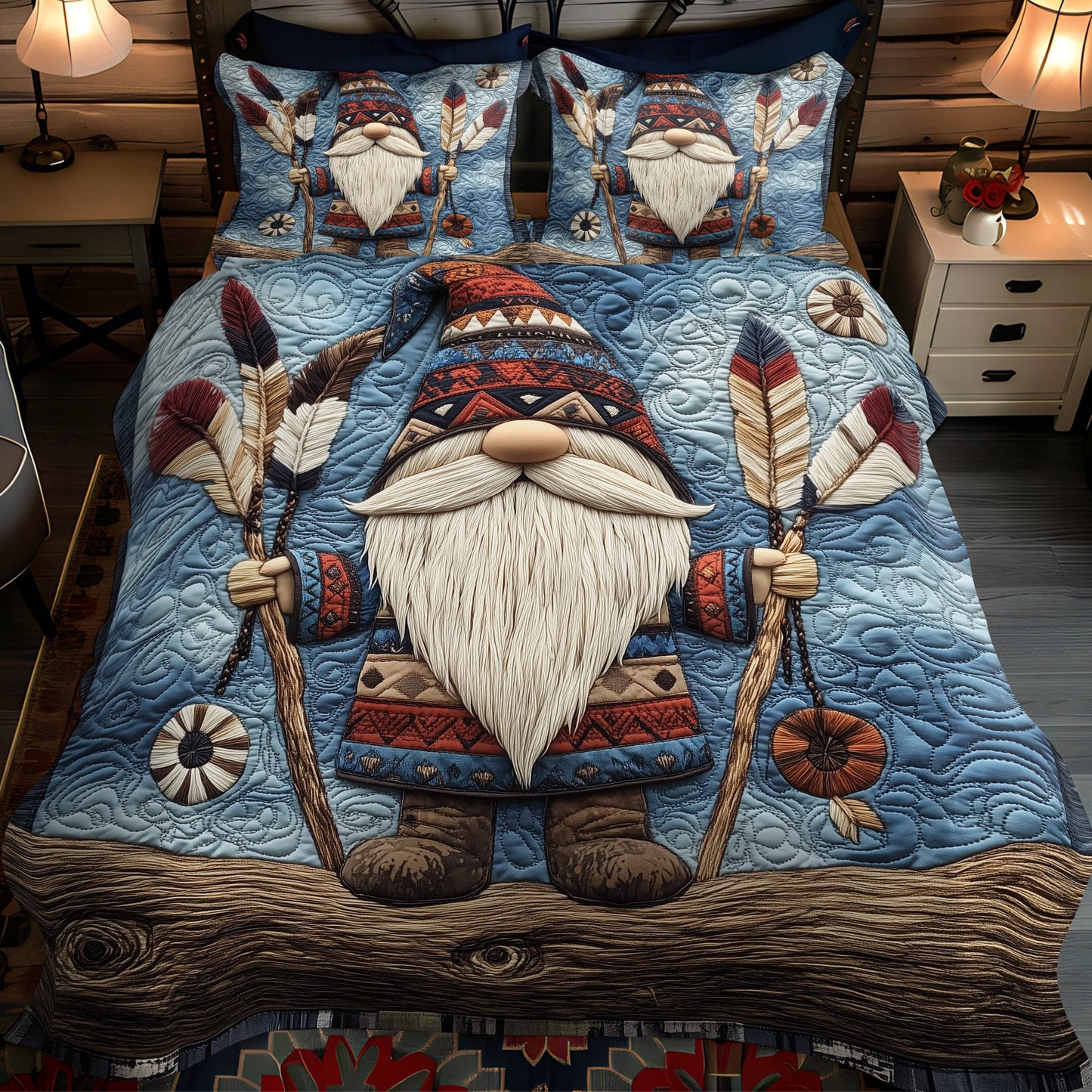 Forest Scout 3-Piece Quilted Bedding Set NCU0PT2767