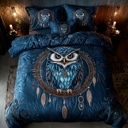 Forest Sentinel 3-Piece Quilted Bedding Set NCU0DK2838