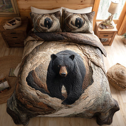 Forest Sentinel 3-Piece Quilted Bedding Set NCU0TV1157