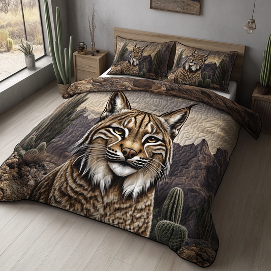 Forest Shadow 3-Piece Quilted Bedding Set NCU0DK6610