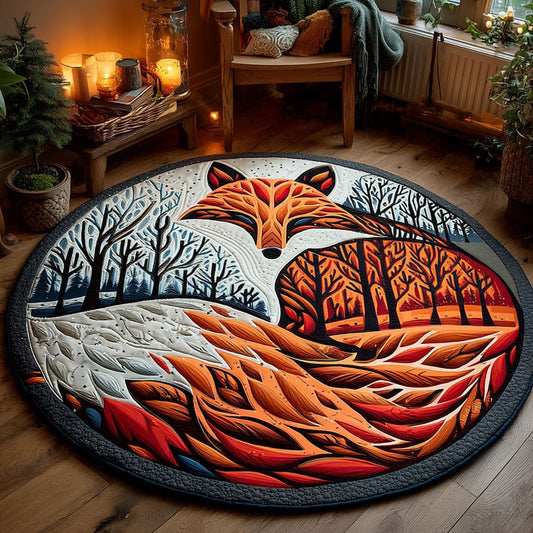 Forest Spirit Quilted Round Mat NCU0TV191