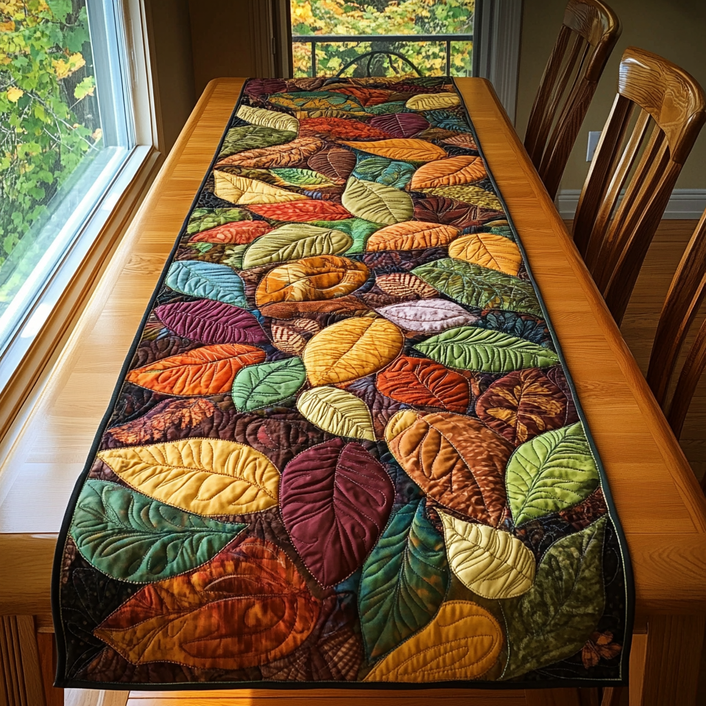 Forest Touch Quilted Table Runner NCU0DK8876 – Vantique