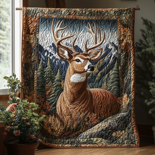 Forest Trails Quilted Blanket NCU0DV3162