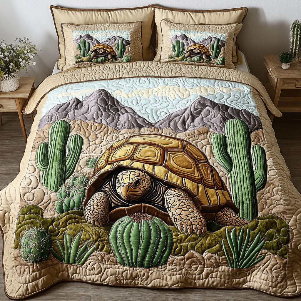 Timber Treader Forest Treader 3-Piece Quilted Bedding Set NCU0NT6967 – Vantique