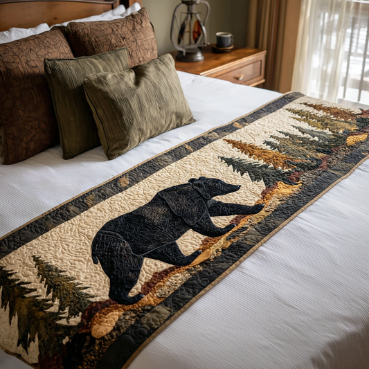 Forest Watch Quilted Bed Runner NCU0PT8372