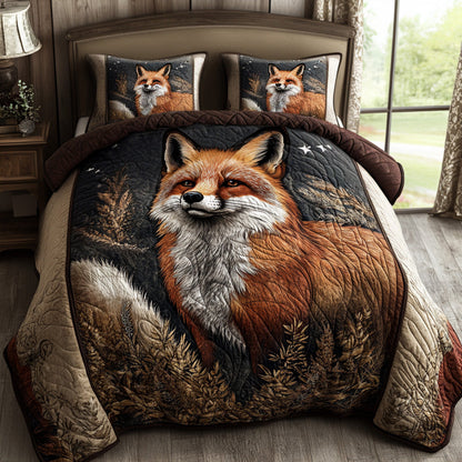 Forest Whisper 3-Piece Quilted Bedding Set NCU0DV6760