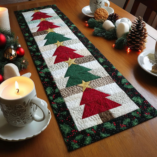 Forest Whisper Quilted Table Runner NCU0TV285