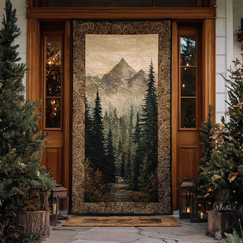 Forest Whispers Quilted Door Cover NCU0DV8764