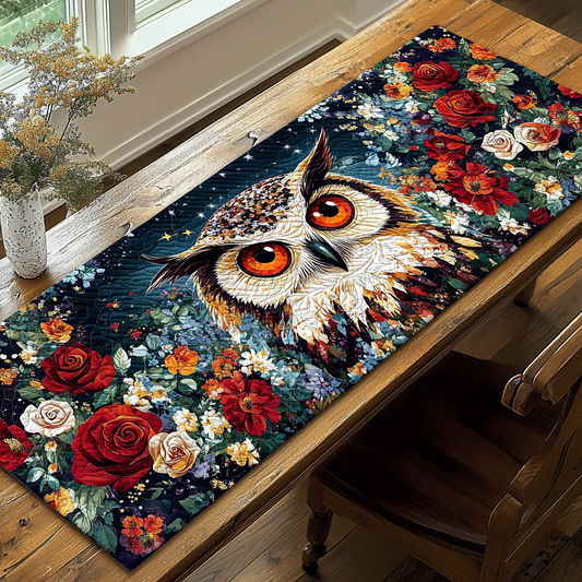 Forest Wisdom Quilted Table Runner NCU0DK4175