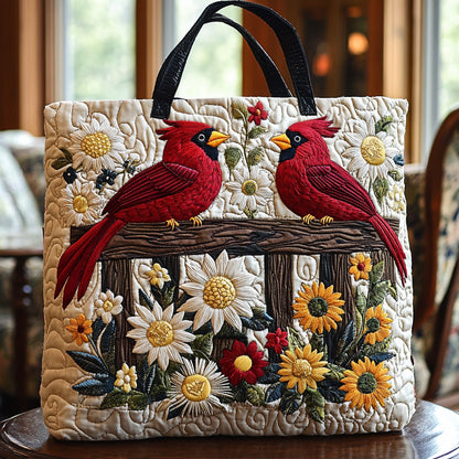 Forever Cardinal Quilted Tote Bag NCU0DV6888