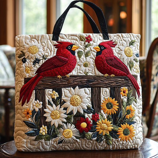 Forever Cardinal Quilted Tote Bag NCU0DV6888