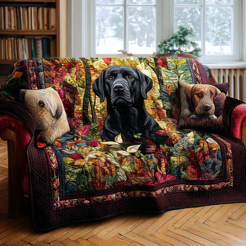 Forever Retriever Quilted Sofa Cover NCU0PT10173