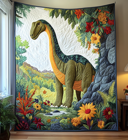 Fossil Forest Art Quilt Hanging NCU0DV828