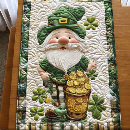 Four-Leaf Legacy Quilted Table Runner NCU0PT3665