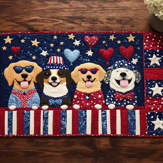 Four Paws Freedom Quilted Table Runner NCU0NT8170