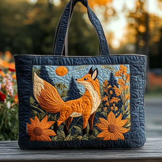 Fox Bliss Quilted Tote Bag NCU0DK9661
