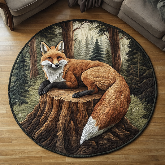 Fox Haven Quilted Round Mat NCU0VH4877