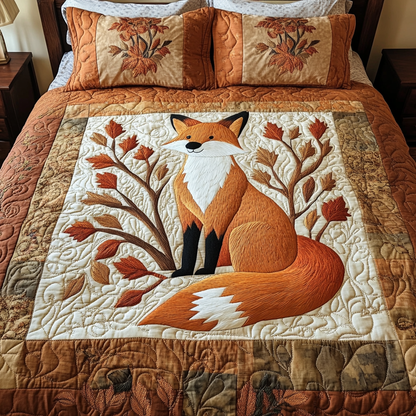 Fox Meadow 3-Piece Quilted Bedding Set NCU0VH5098