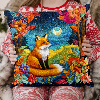 Fox Night Quilted Pillow Case NCU0DV1056