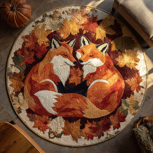 Foxglow Quilted Round Mat NCU0TD073
