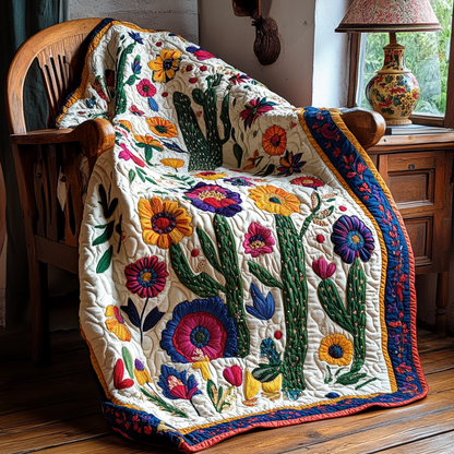 Free Folk Cactus Quilted Blanket NCU0DV1156