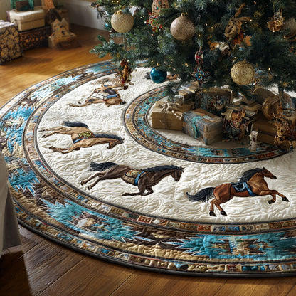 Free Range Spirit Christmas Quilted Tree Skirt NCU0PT9970