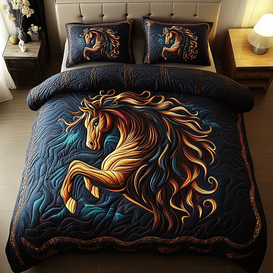Free Spirit 3-Piece Quilted Bedding Set NCU0DK4734