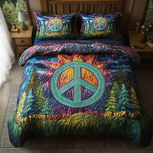 Free Spirit 3-Piece Quilted Bedding Set NCU0DV5545