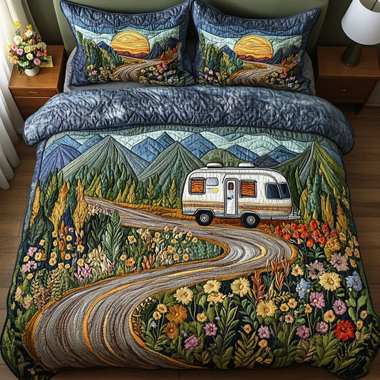 Free Spirit 3-Piece Quilted Bedding Set NCU0NT6337