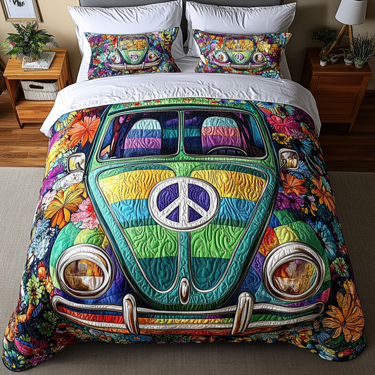Free Spirit Drive 3-Piece Quilted Bedding Set NCU0DK7899