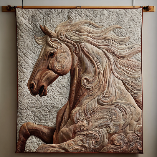 Free Spirit Horse Quilted Blanket NCU0DK8398