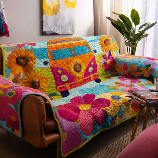 Free Wheels Quilted Sofa Cover NCU0NT10692