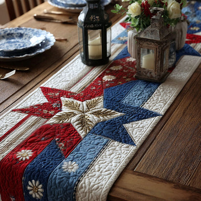 Freedom Cottage Tribute Quilted Table Runner NCU0PT11443
