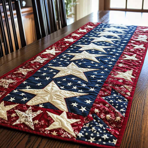 Freedom Dusk Quilted Table Runner NCU0DK8516