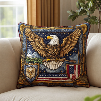 Freedom Eagle Quilted Pillow Case NCU0DK9025