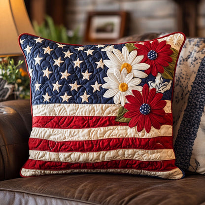 Freedom Florals Quilted Pillow Case NCU0PT5247