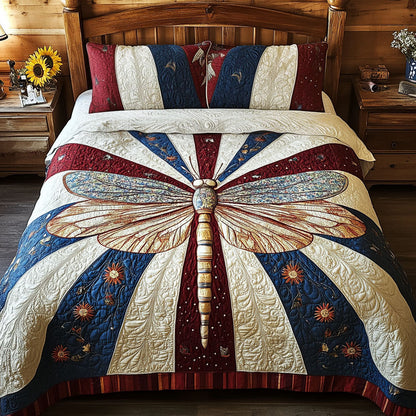 Freedom Flyer 3-Piece Quilted Bedding Set NCU0PT3413