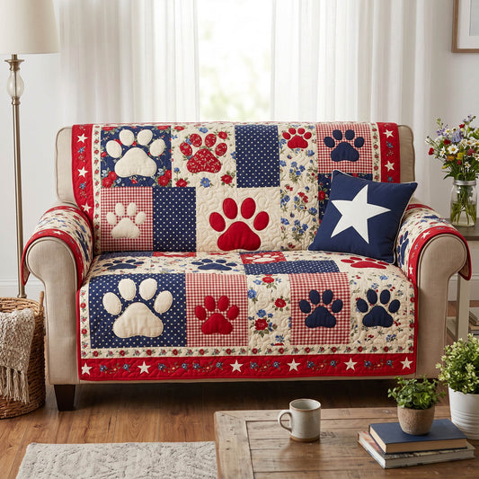 Freedom Fur Quilted Sofa Cover NCU0TD2795