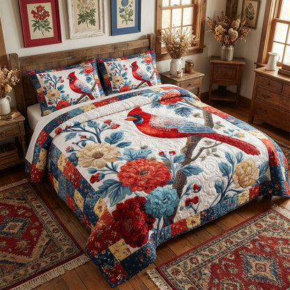 Freedom Garden Wings 3-Piece Quilted Bedding Set NCU0PT11457
