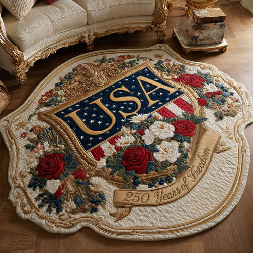 Freedom Map Custom Shape Area Rug NCU0NT12655
