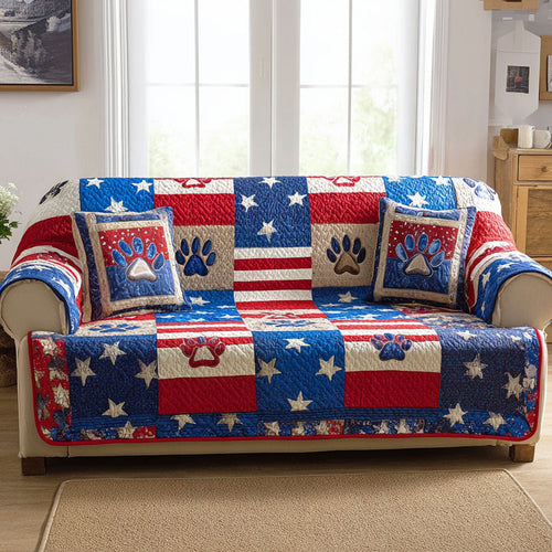 Freedom Paws Quilted Sofa Cover NCU0TD2330