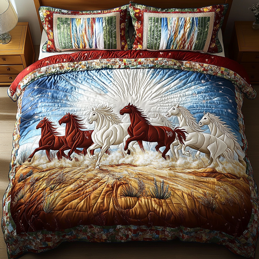 Freedom Ride 3-Piece Quilted Bedding Set NCU0DK4291