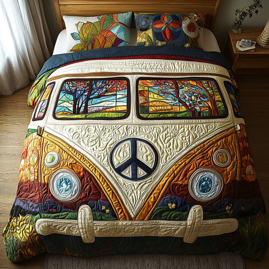 Freedom Ride Comfort 3-Piece Quilted Bedding Set NCU0PT4298