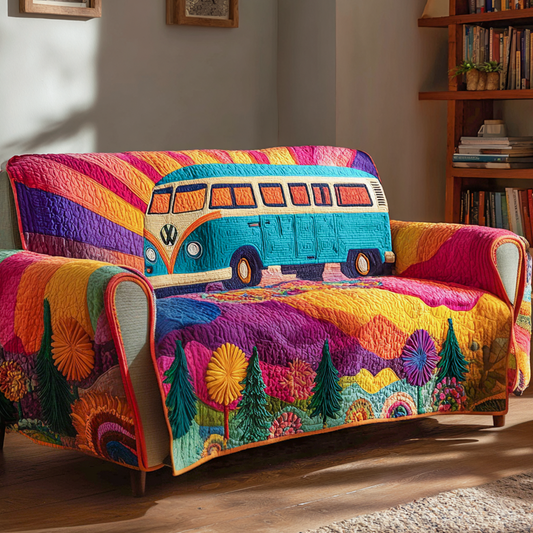 Freedom Ride Quilted Sofa Cover NCU0XD1261